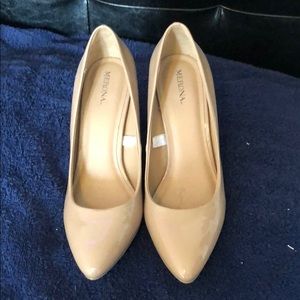 Merona, tan l, 2” high heels